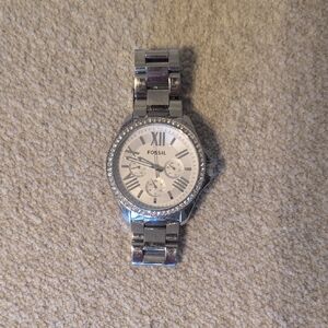 Fossil Cecile AM4481 Women's Stainless Steel Watch 2010s Style